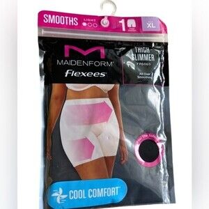 MAIDENFORM Flexees Thing Slimmer FP0060 All over something. Black. Size XL.
